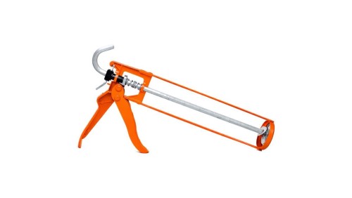 Wyciskacz tubowy, pistolet do kartuszy silikonu masy uszczelniaczy 240mm pomarańczowy BOSTIK CG-SK10-7-ND