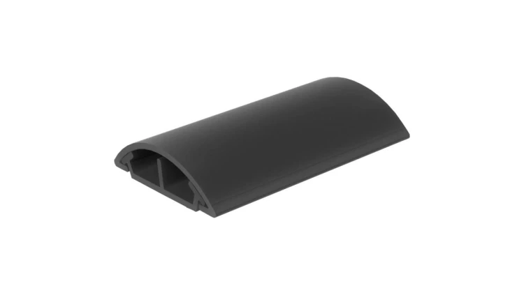 Listwa maskująca przewody TV maskownica uniwersalna napodłogowa naścienna 34x10mm ciemnoszara 2m z taśmą 2-stronną KOPOS