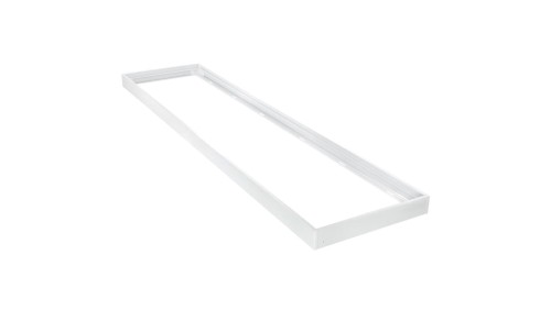 Ramka do montażu natynkowego opraw paneli LED 120x30 cm biała ECO do BLS / BLM / BLF / PLN / PLM Bemko