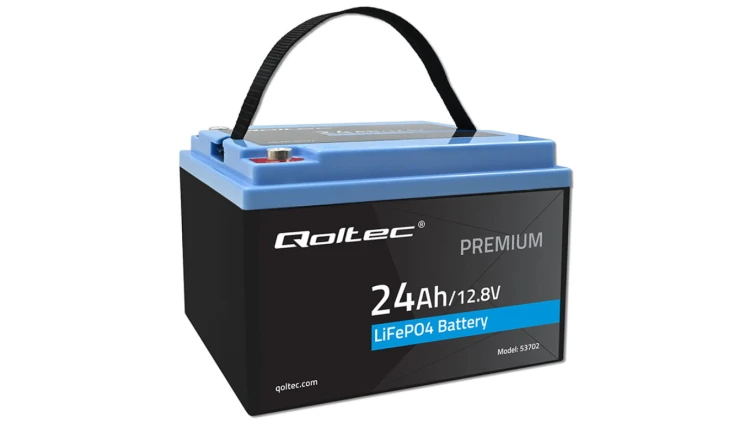 Qoltec Akumulator LiFePO4 Litowo-Żelazowo-Fosforanowy 12.8V 24Ah 307.2Wh BMS