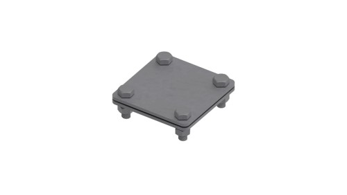 Złącze uniwersalne 2-elem. 80x80 bednarka-bednarka stal ocynkowana ogniowo 215.1 OG 21500102