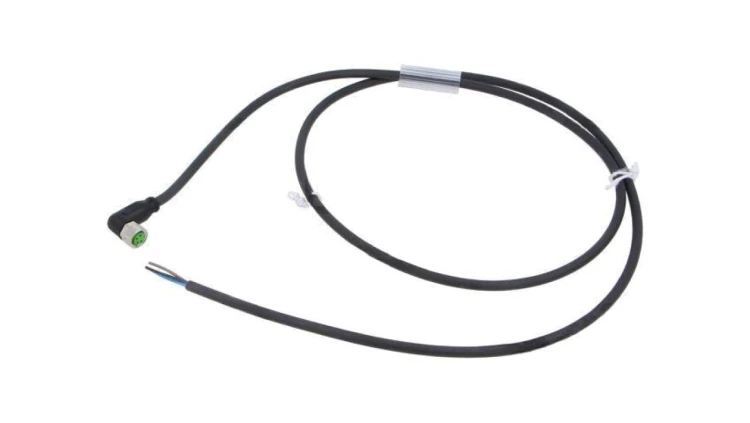 Kabel: do czujników/automatyki M8 4-PIN kątowe 1m wtyk 60VDC 7000-08101-6310100