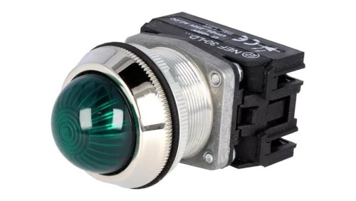 Lampka kontrolna, 30mm, Podświetlenie: LED, Ø30,5mm, 24÷230VAC, IP20, NEF30 NEF30-LDSZ-U