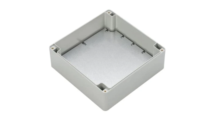 Obudowa ekranowana Szary IK07, IP67 Poliuretan, 105 x 105 x 60.1mm, RS PRO