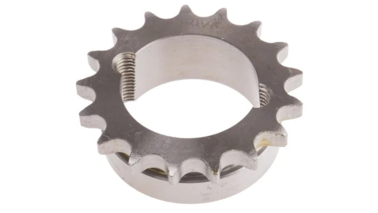 Koło łańcuchowe drabinkowe, 17 zębów, 08B-1, Nakrętka stożkowa, śr toczna: 69.11mm, Stal