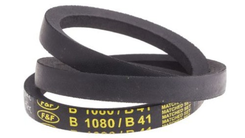 Pas napędowy, profil B, materiał: PET, guma, 17mm x 11mm x 1.04m, RS PRO