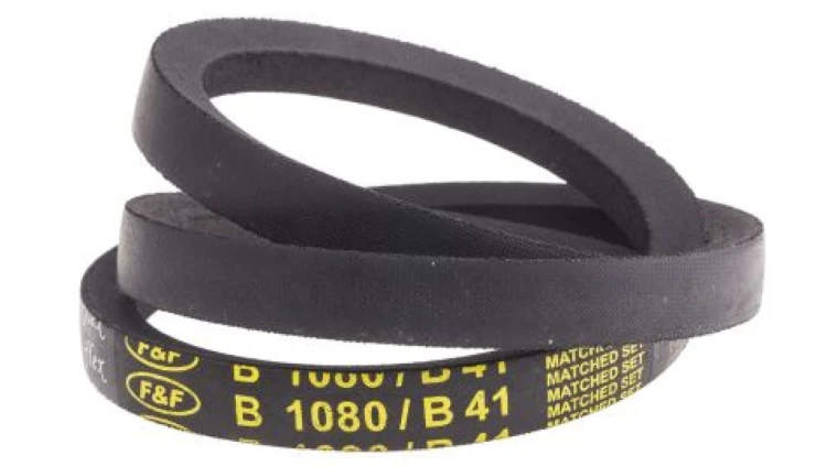 Pas napędowy, profil B, materiał: PET, guma, 17mm x 11mm x 1.04m, RS PRO