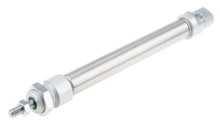 Siłownik dwustronnego działania ISO 6432 Ø 20mm, skok 125mm RS PRO