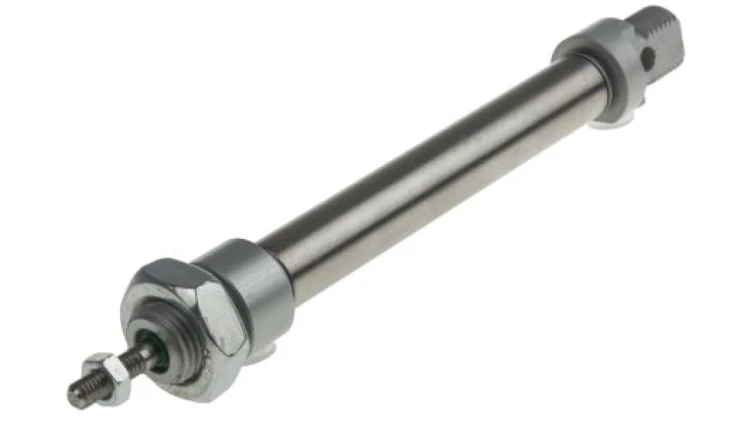 Siłownik dwustronnego działania ISO 6432 Ø 10mm, skok 50mm RS PRO