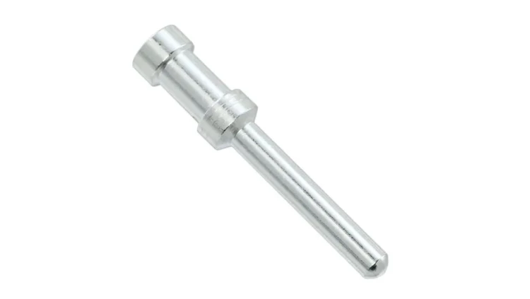 Styk HDC męski srebrzony na przewód 2,5mm T2030001025-000