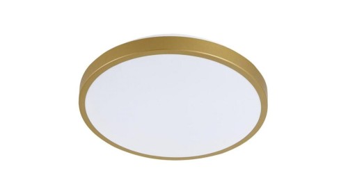 Plafon LED Lampa Sufitowa Natynkowa KERN 15W 4000K 30cm Złota