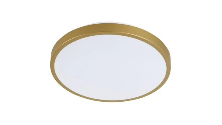 Plafon LED Lampa Sufitowa Natynkowa KERN 15W 4000K 30cm Złota
