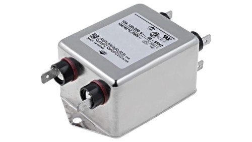 Filtr przeciwzakłóceniowy jednofazowy 250VAC Ipracy max: 10A 1-6609032-3