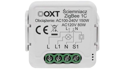 Moduł OXT mini ściemniacz 1 obwód ZigBee TUYA