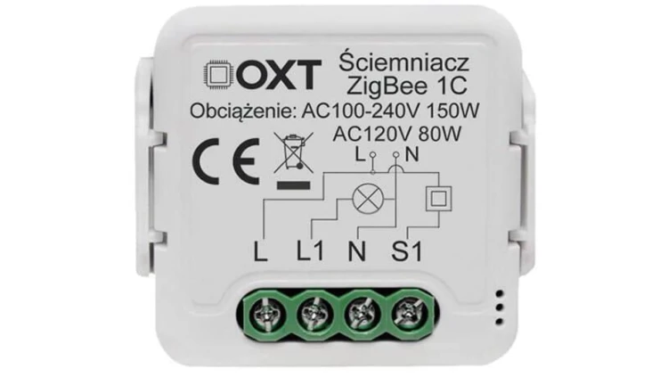 Moduł OXT mini ściemniacz 1 obwód ZigBee TUYA