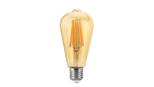 Żarówka LED ST64 E27 12W 1300lm WW barwa ciepła 2200K 360 COG AMBER