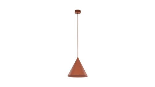 Lampa wisząca czerwona E27 stożek SHINE 6632 TK Lighting