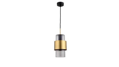 Lampa wisząca Miele dymna długa LP-866/1P L SM/GD Light Prestige