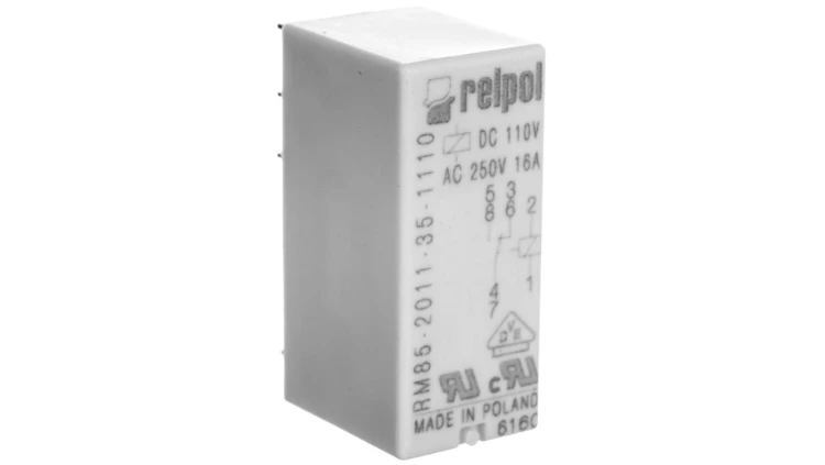 Przekaźnik miniaturowy 1P 16A 110V DC PCB AgNi RM85-2011-35-1110 600024 /20szt./