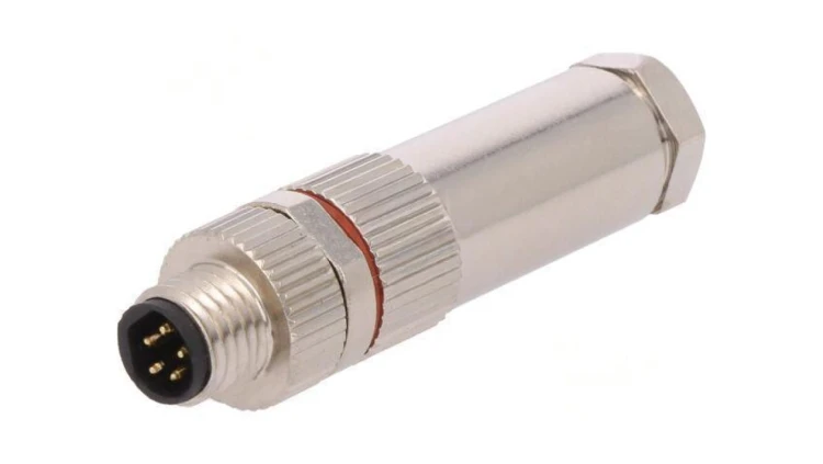 Złącze M8 męskie PIN: 5 30V IP67 proste na przewód wtyk 1,5A PXMBNI08FIM05BSC