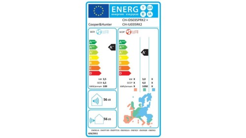 Klimatyzator CooperiHunter, Kanałowy 2, CH-IDS035PRK2 (jedn. wewn), 3,5 kW, 5 lat gwarancji, Chłodzenie i Grzanie, WiFi, LCAC