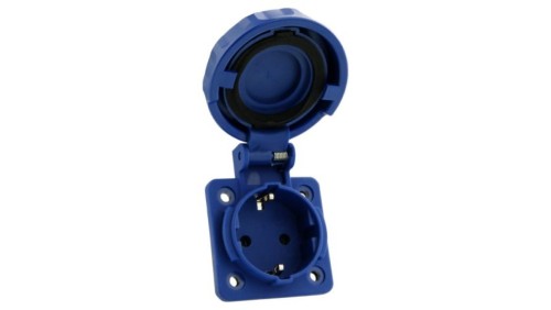 Gniazdo tablicowe proste hermetyczne 230V 16A IP67 system Schuko Doktorvolt 9986
