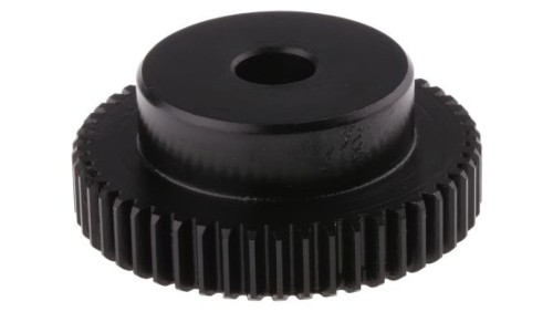 Koło zębate walcowe, moduł: 1, l.zębów: 50, śr. piasty: 35mm, śr. otworu: 10mm, Stal