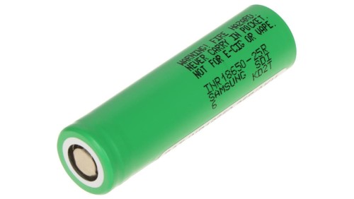 Akumulator Li-Ion 18650 2500mAh 3,6V LI-ION BAT-INR18650-25R/AKU 3.6V SAMSUNG