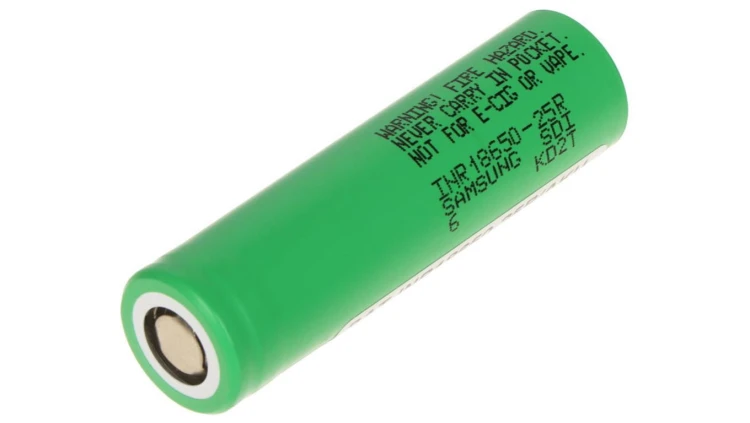 Akumulator Li-Ion 18650 2500mAh 3,6V LI-ION BAT-INR18650-25R/AKU 3.6V SAMSUNG