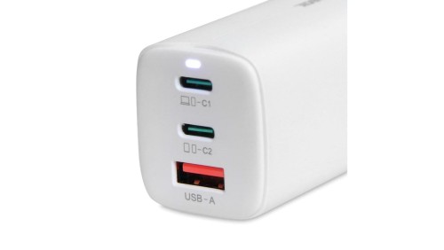 ŁADOWARKA SIECIOWA I-BOX C-65 GAN PD65W KABEL, BIAŁA