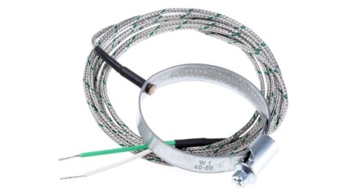 Termopara typ K do +1100C 2m kabel 2m, Stal nierdzewna 316 Zgodność z RoHS