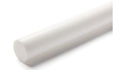 Pręt z fluorowego tworzywa sztucznego PTFE, Ø 38mm x 500mm