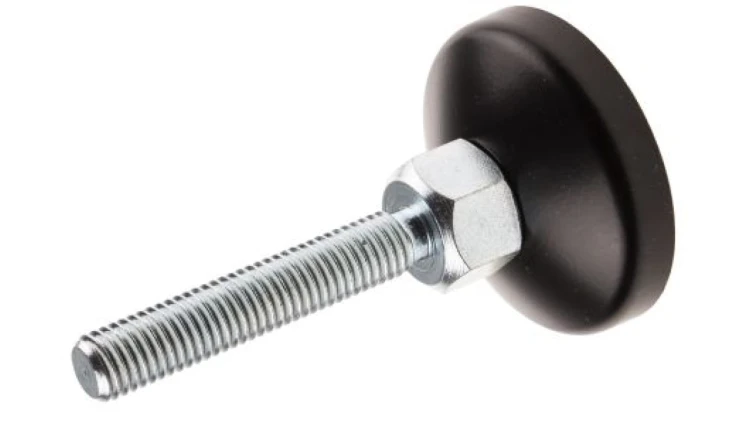 Stopka regulowana, rowek: 6mm, gwint: M12, Stopka przestawna, 12mm, Stopka