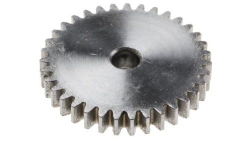 Koło zębate walcowe, moduł: 1, l.zębów: 30, śr. piasty: 14mm, śr. otworu: 6mm, Stal