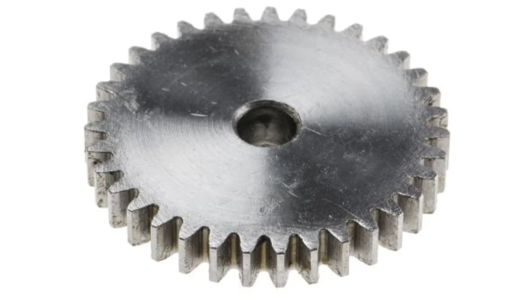 Koło zębate walcowe, moduł: 1, l.zębów: 30, śr. piasty: 14mm, śr. otworu: 6mm, Stal