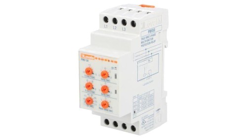 Przekaźnik nadzorczy napięcia, na szynę DIN, PMV, SPDT, 0.1÷20s PMV50A575