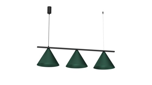 Lampa wisząca CAPITAL BLACK GREEN 3XGX53 MLP1530 Milagro