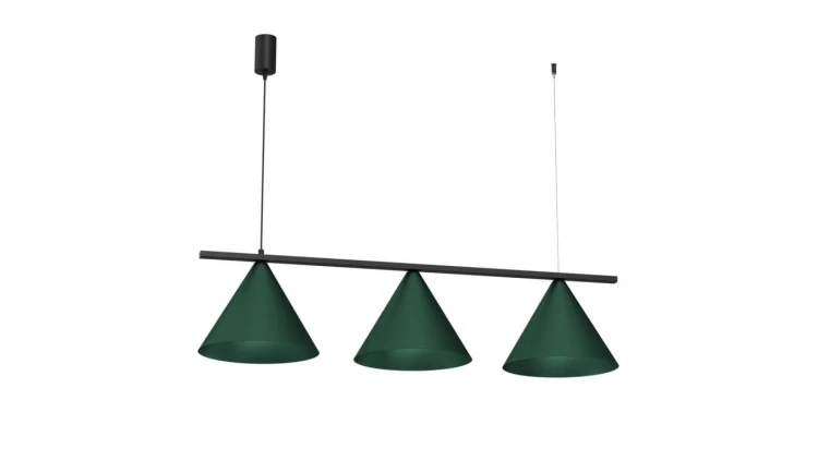 Lampa wisząca CAPITAL BLACK GREEN 3XGX53 MLP1530 Milagro