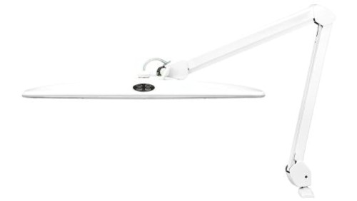 Lampa biurkowa 21 W 230 V, z regulowanym ramieniem, ze źródłem, RS PRO