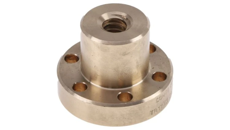 Nakrętka okrągła z kołnierzem Kołnierzowy okrągły 3mm 12mm 48mm 35mm RS PRO