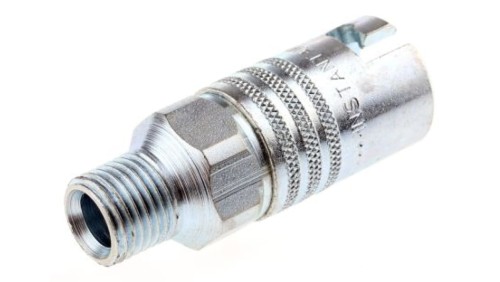 Szybkozłączka pneumatyczna, materiał Stal, złącze G 1/4 męskie, RS PRO PCL