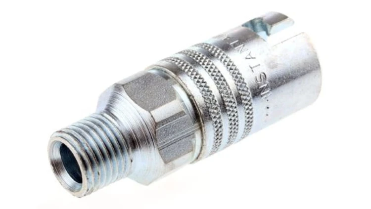 Szybkozłączka pneumatyczna, materiał Stal, złącze G 1/4 męskie, RS PRO PCL