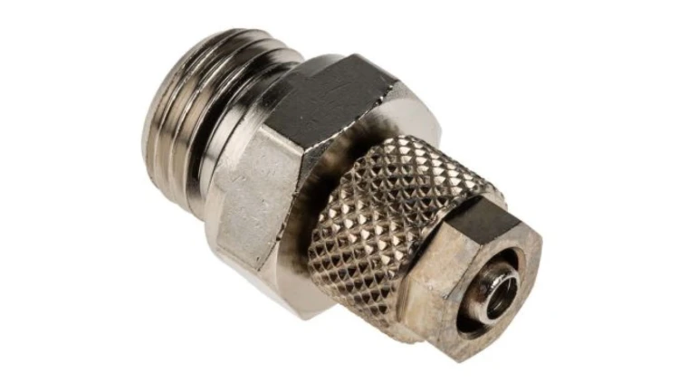 Adapter gwintowany prosty gwint – rura, 15 barów