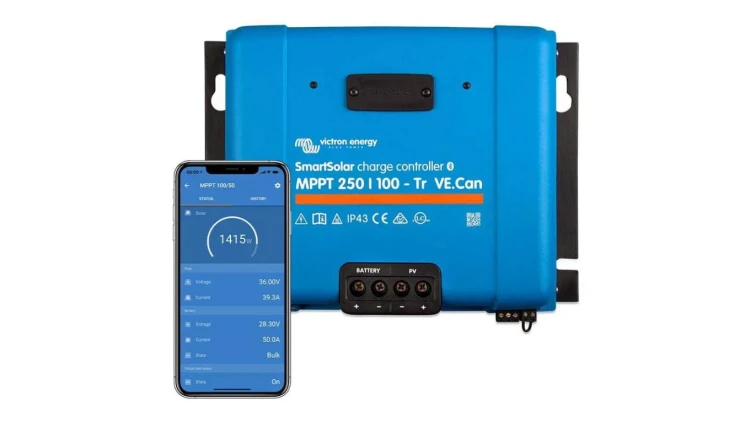 Regulator ładowania Smart 250V/100A-Tr CAN BlueTooth