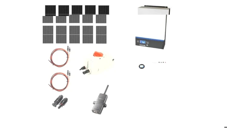 Hybrydowy zestaw solarny off-grid ESB-10kW-48 MPPT 10xPV Mono bateria slim 5kWh