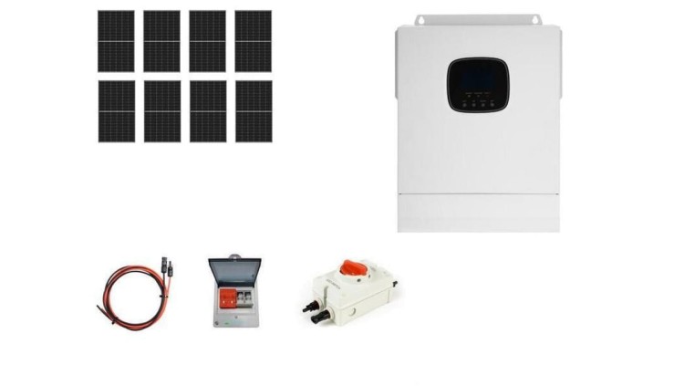 Hybrydowy zestaw solarny off-grid ESB-7kW-24 MPPT 8xPV