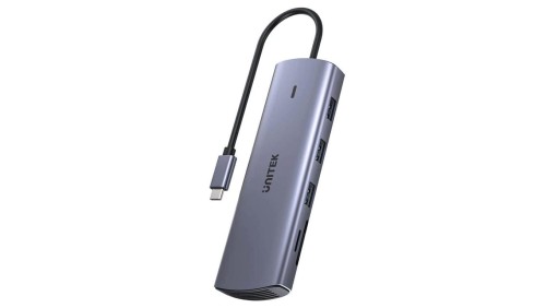 Unitek Hub 9w1 USB C Gigabit Ethernet HDMI VGA 3x USB A czytnik kart PD 100W