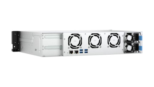 QNAP TS-855eU-RP-8G 8-zatokowy płytki serwer NAS, Intel Atom, 8GB RAM, 2x 2,5GbE RJ-45, RP, RACK