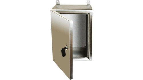 Szafka ścienna rozdzielcza, materiał: Stal nierdzewna typu 304, IP69K, 600 x 500 x 300mm, RS PRO