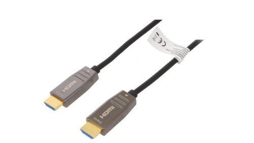 Kabel HDCP 2.2,HDMI 2.1 optyczny HDMI wtyk z obu stron 10m AK-330126-100-S